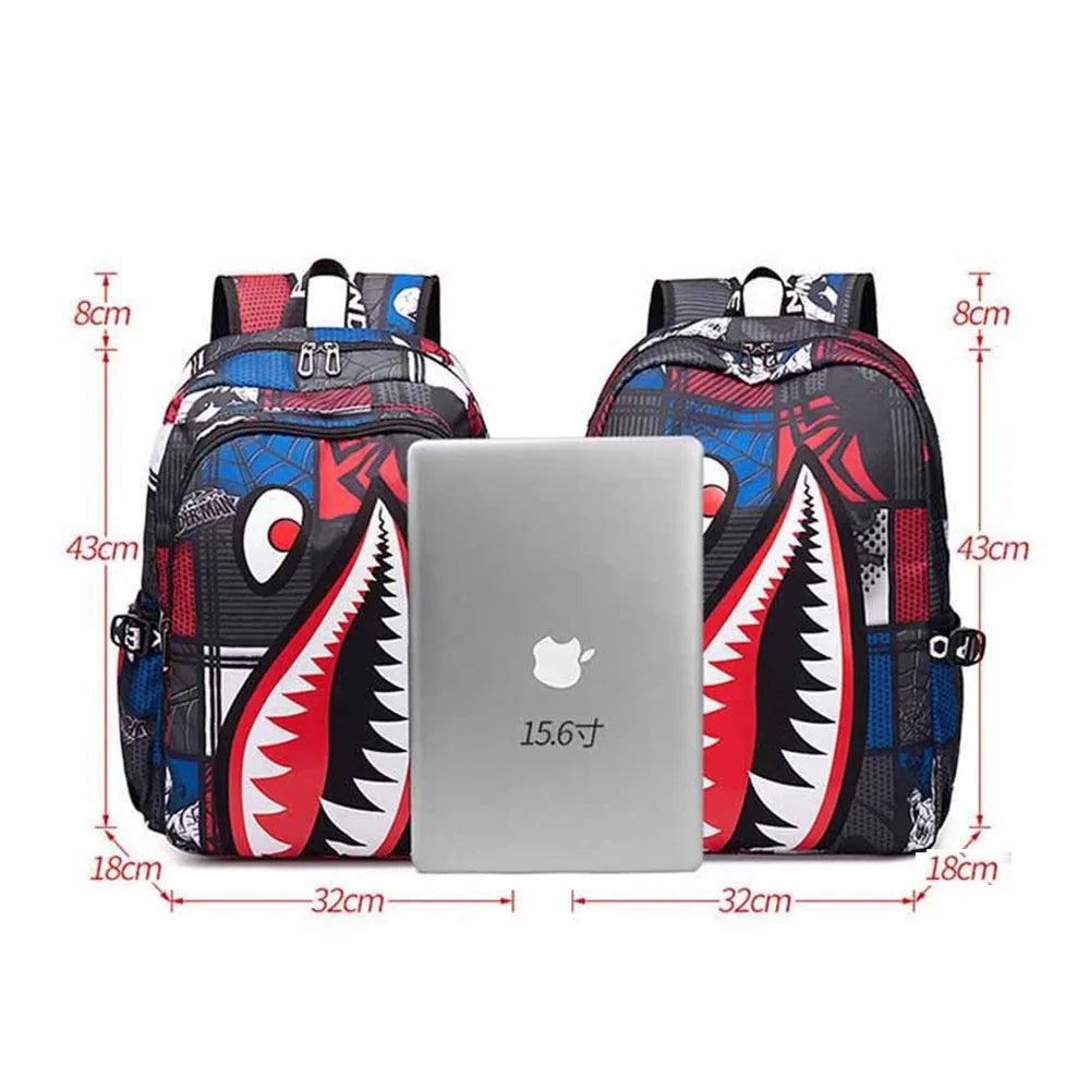 Shark Design Rucksack A23