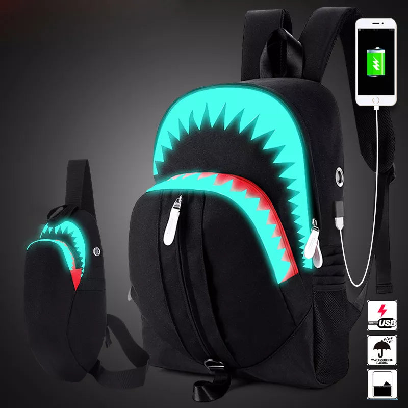 Luminous Backpack/Chestbag with USB A26