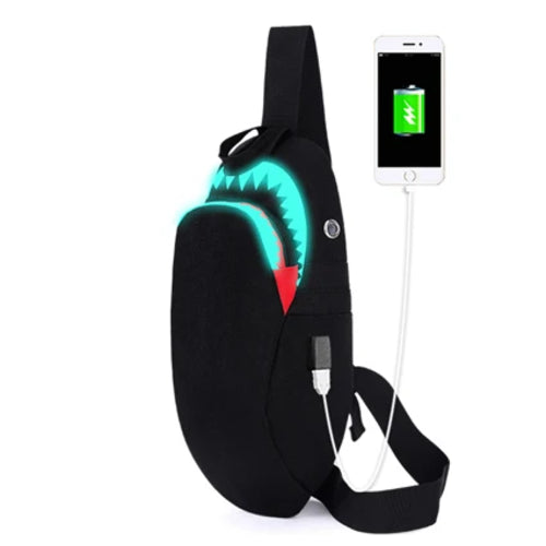 Luminous Backpack/Chestbag with USB A26