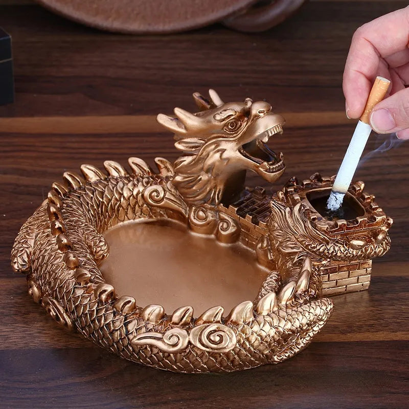 Chinese Style Dragon/Lion Ashtray A18