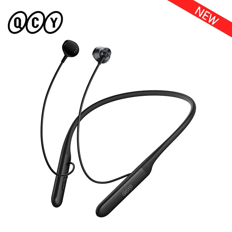 QCY C1 Wireless Headphone Bluetooth 5.2 Magnetic Neckband Earphones
