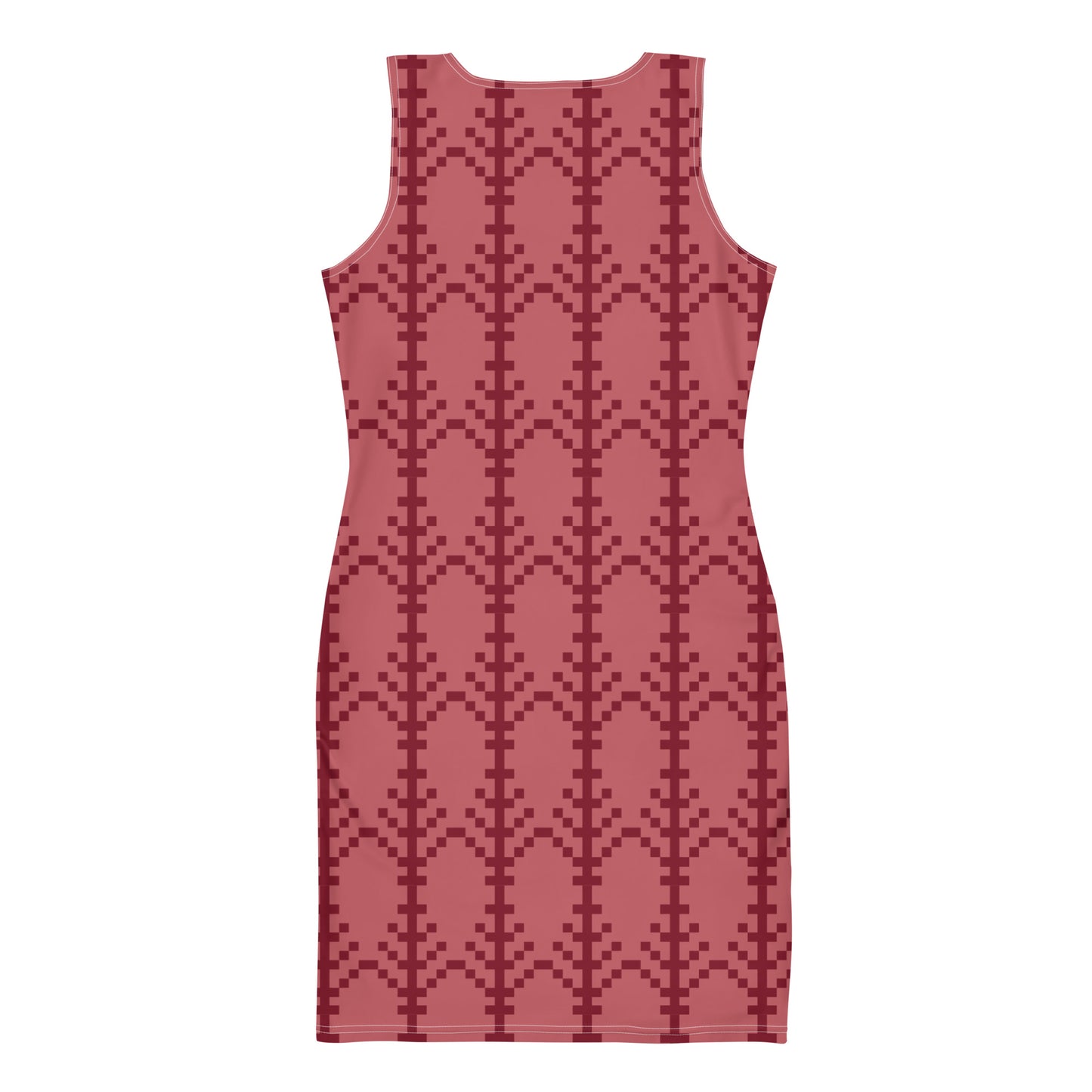 BARAKAVA 'Red Rage Pattern' Cut Dress