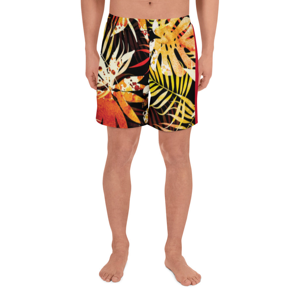 Barakava 'Red leaves' Athletic Shorts