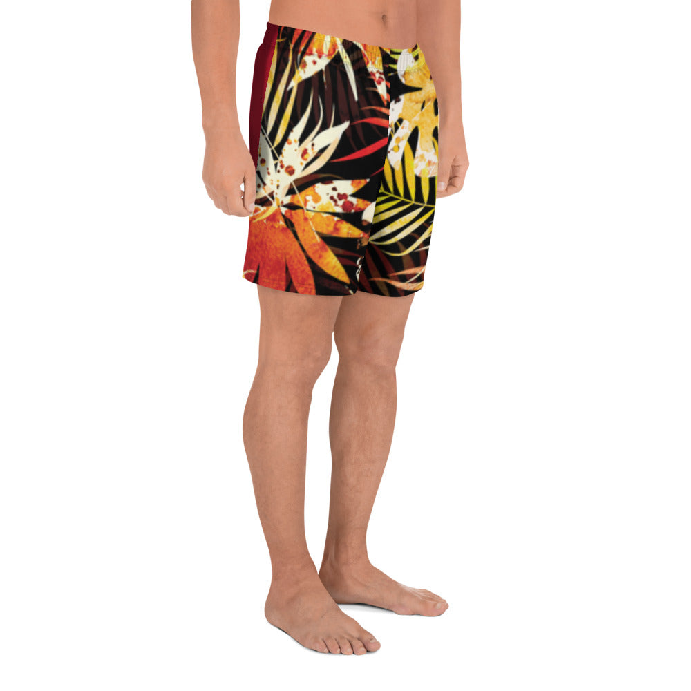 Barakava 'Red leaves' Athletic Shorts