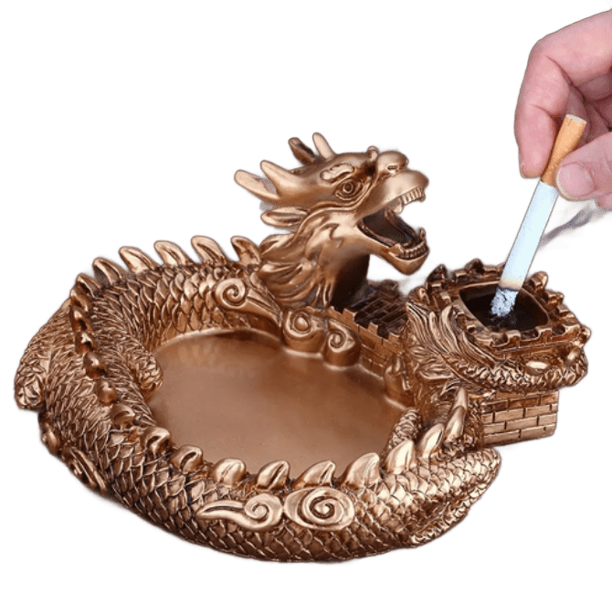 Chinese Style Dragon/Lion Ashtray A18